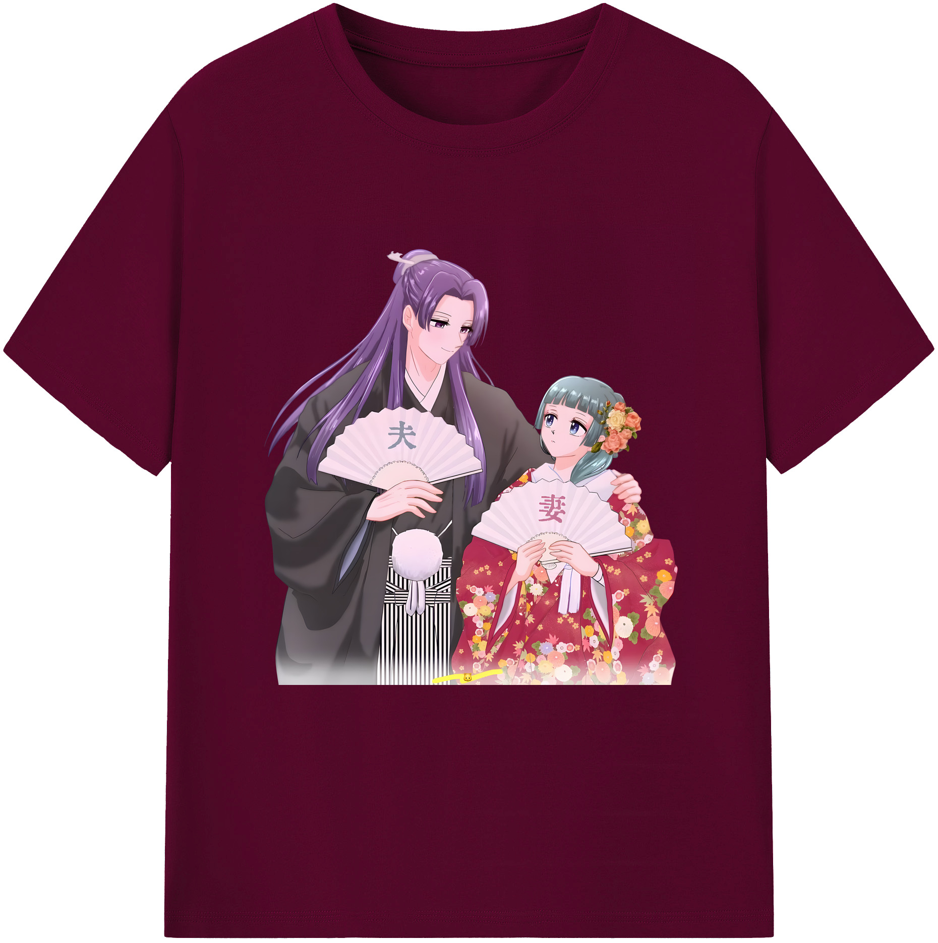 （画像用） 薬屋のひとりごと The Apothecary Diaries レディースカジュアルプリントTシャツ（綿100％）